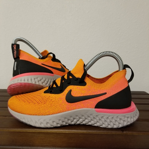 nike epic react flyknit 2 orange